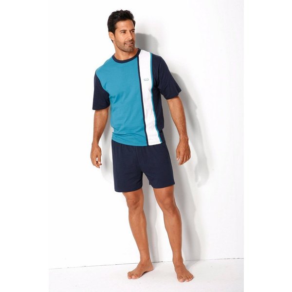 H.I.S Pyjama (2 tlg., 1 Stück) Schlafanzug mit breitem Streifen