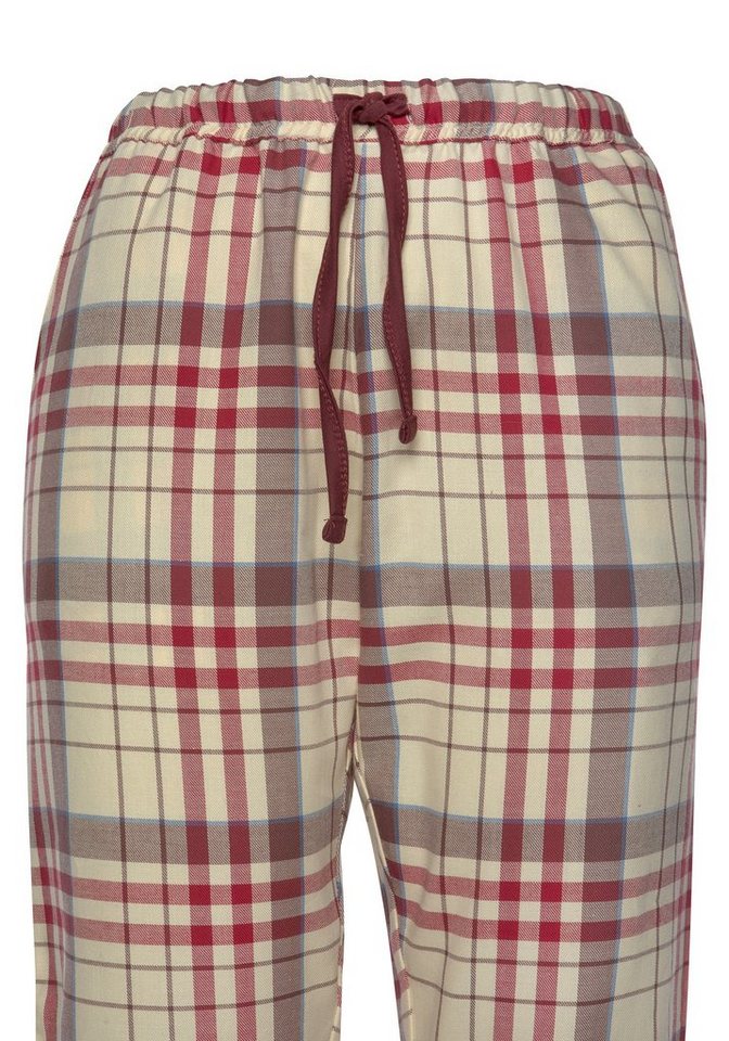 H.I.S Pyjama (Set, 2 tlg) aus Flanell mit Allover-Karomuster – Bild 5 von 5