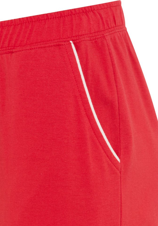 H.I.S Pyjama (Set, 2 tlg) mit Paspelierung in Kontrastfarbe – Bild 5 von 5