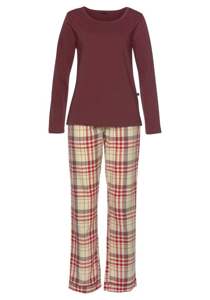 H.I.S Pyjama (Set, 2 tlg) mit karierter Schlafhose – Bild 2 von 5