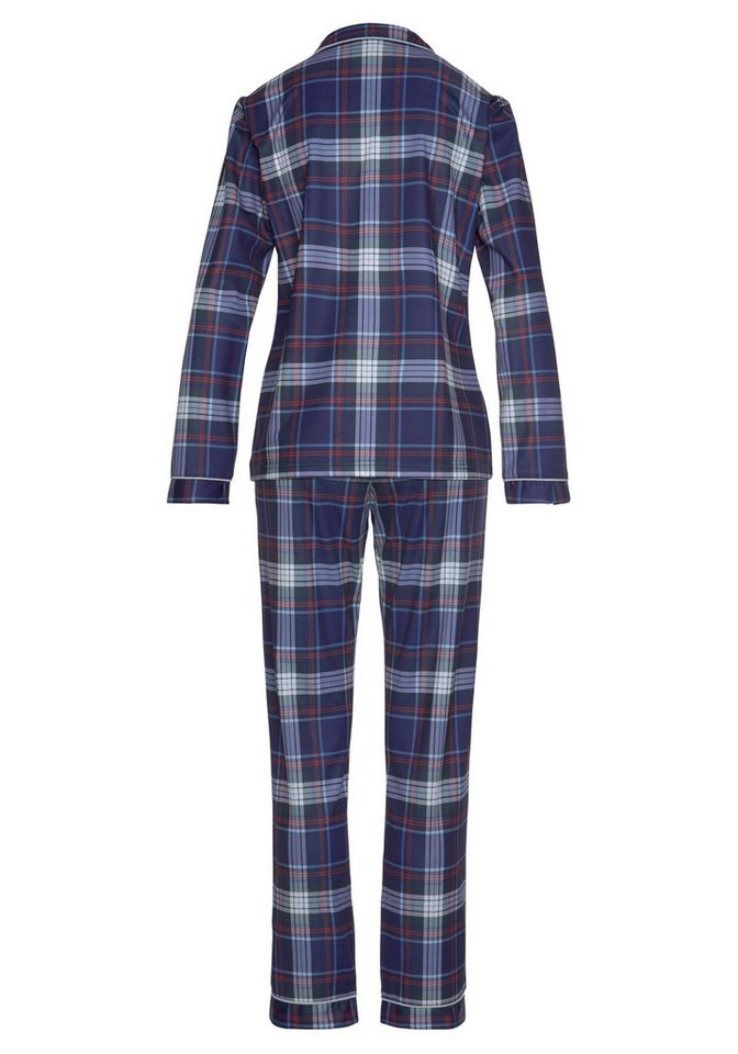 H.I.S Pyjama (Set, 2 tlg) aus Flanell mit Allover-Karomuster – Bild 3 von 5