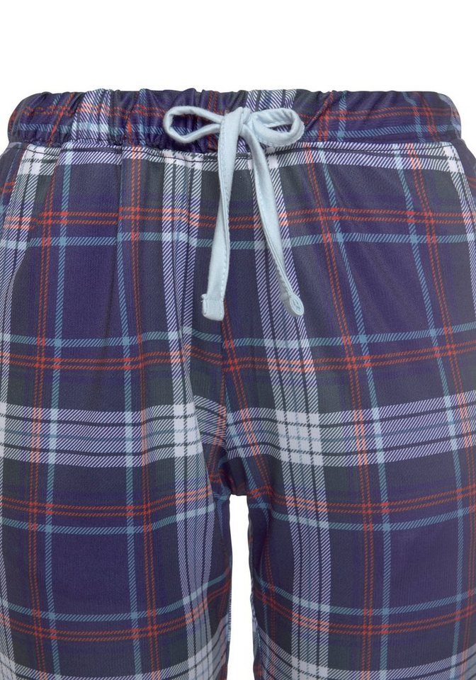 H.I.S Pyjama (Set, 2 tlg) aus Flanell mit Allover-Karomuster – Bild 5 von 5