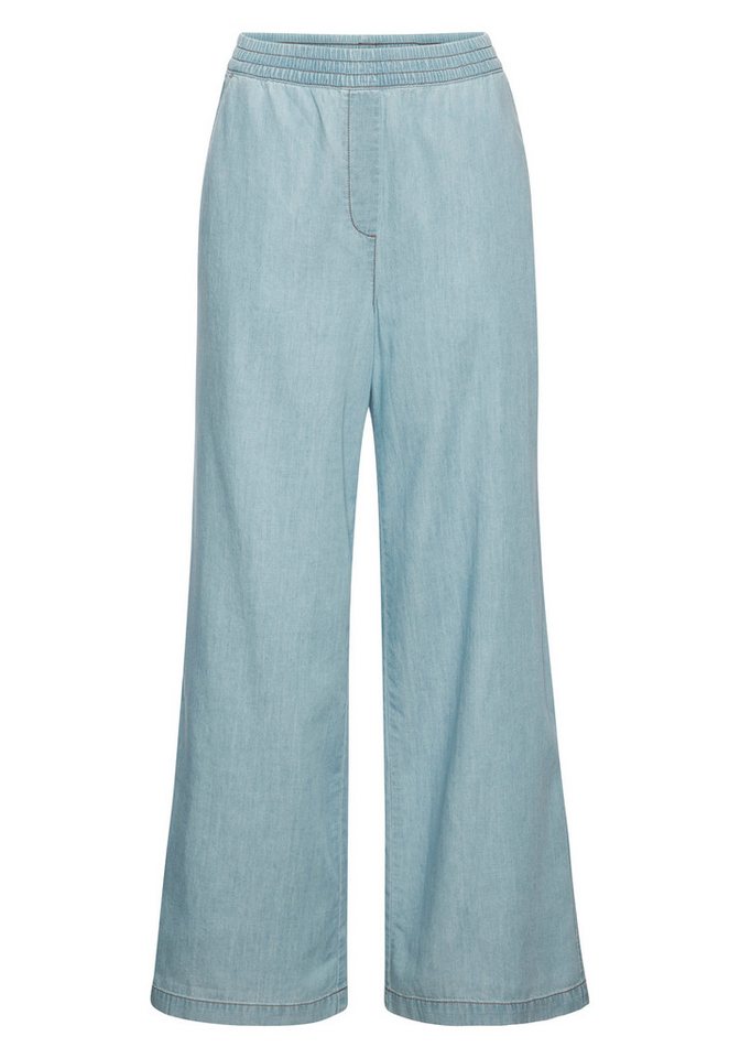 H.I.S Schlupfhose weites Bein, in Denim Optik – Bild 2 von 5