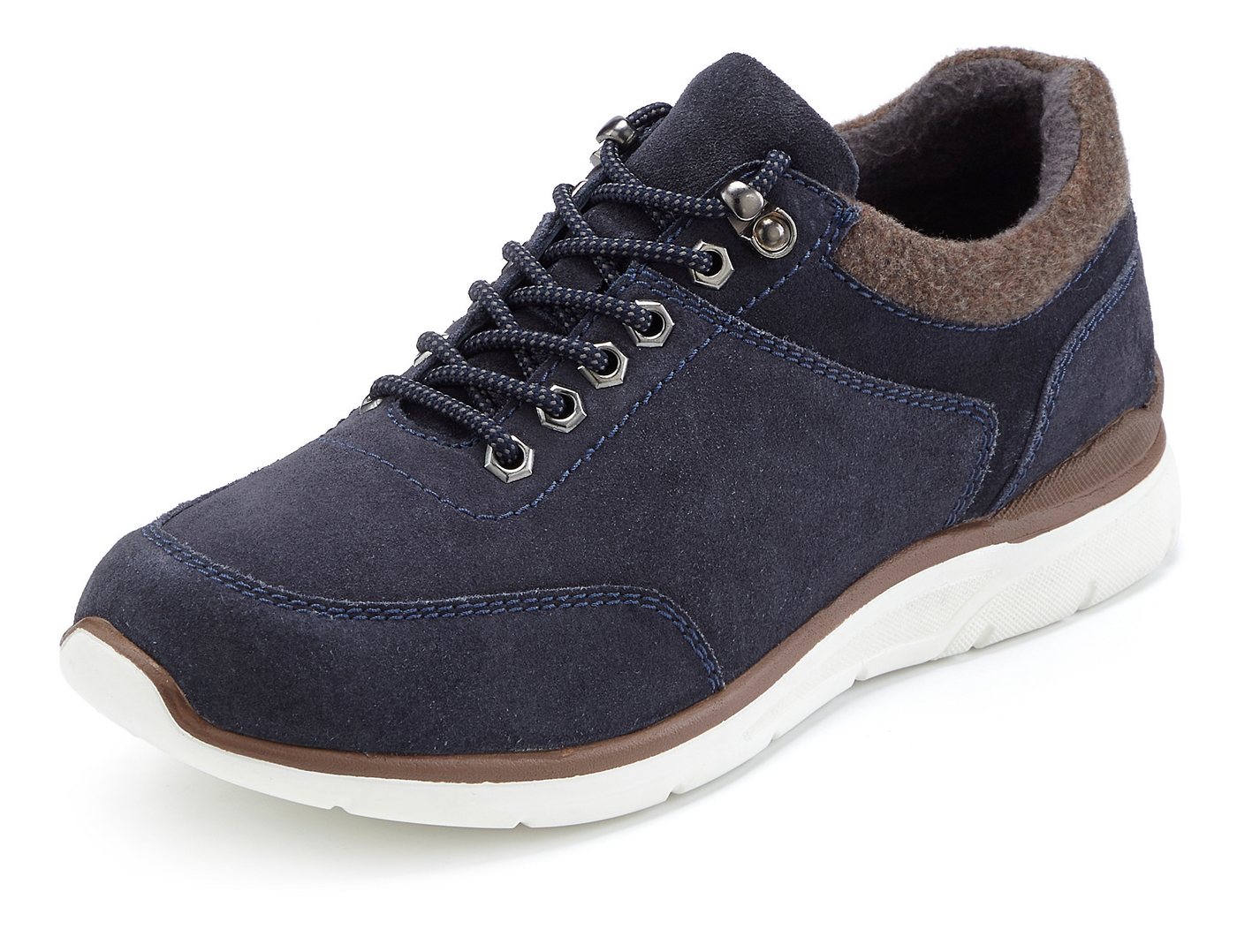 H.I.S Schnürhalbschuh, Freizeitschuh, Halbschuh Sneaker NEU aus hochwertigem Leder – Bild 2 von 5