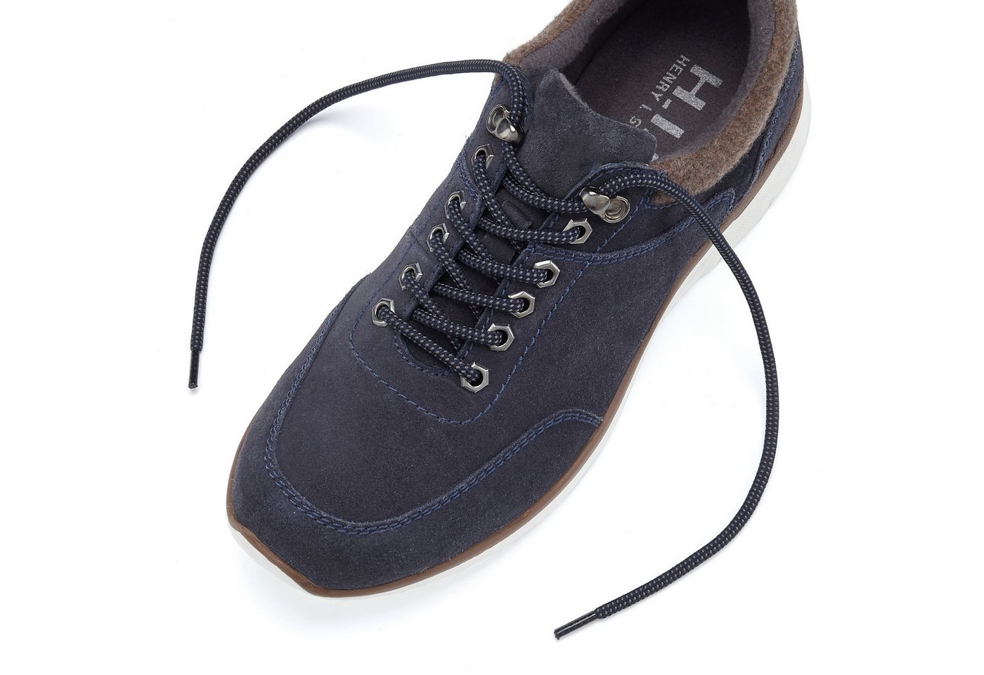 H.I.S Schnürhalbschuh, Freizeitschuh, Halbschuh Sneaker NEU aus hochwertigem Leder – Bild 4 von 5