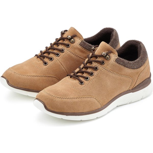 H.I.S Schnürhalbschuh, Freizeitschuh, Halbschuh Sneaker NEU aus hochwertigem Leder