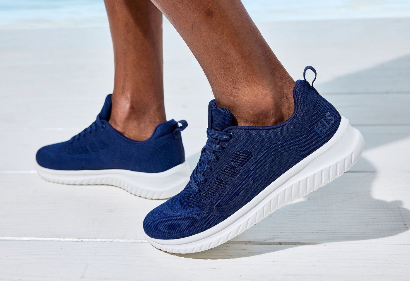 H.I.S Schnürschuh, Halbschuh, Freizeitschuh, Schnürhalbschuh Sneaker NEU Turnschuh im sportiven Look aus luftigem Mesh-Material VEGAN – Bild 2 von 5