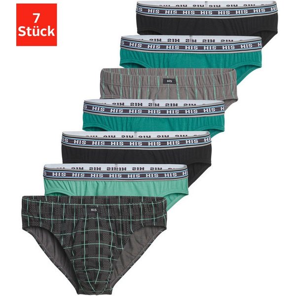 H.I.S Slip (Packung, 7-St) aus bequemer Baumwoll-Stretch-Qualität