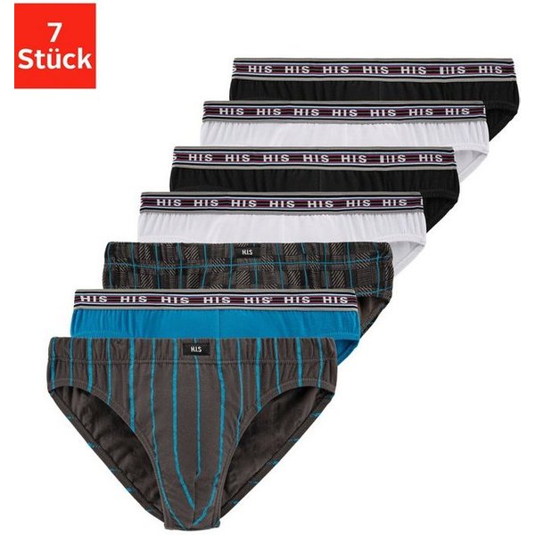 H.I.S Slip (Packung, 7-St) aus bequemer Baumwoll-Stretch-Qualität