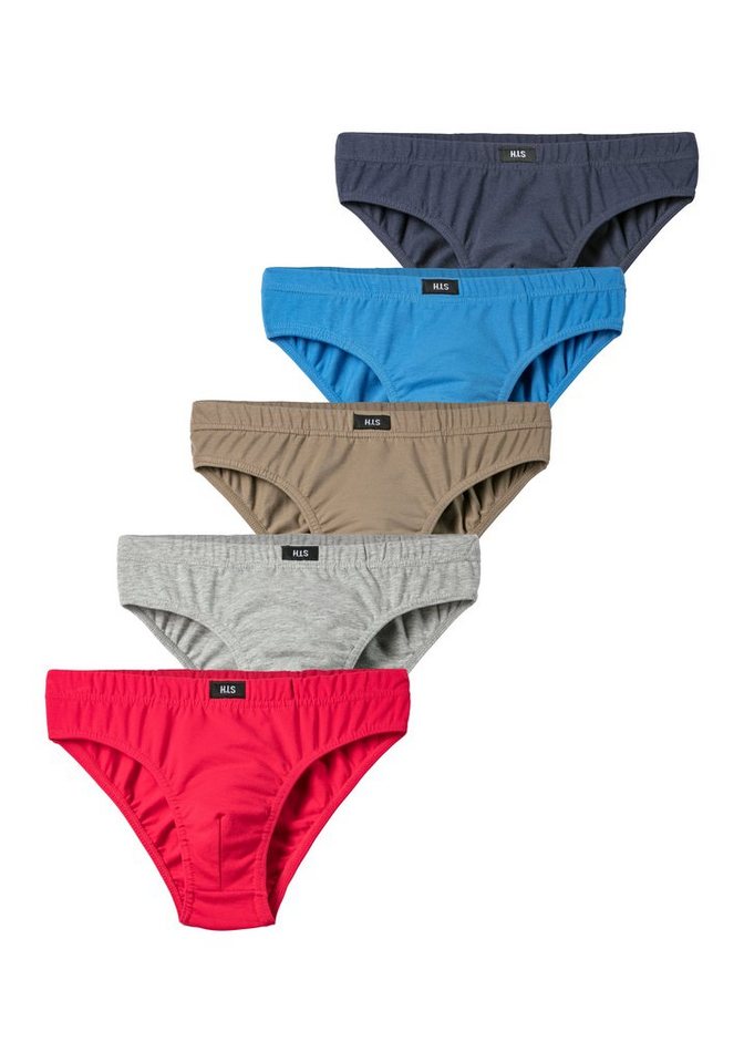 H.I.S Slip (Packung, 5-St) unifarben, mit Logobund, Baumwollmischung – Bild 4 von 5