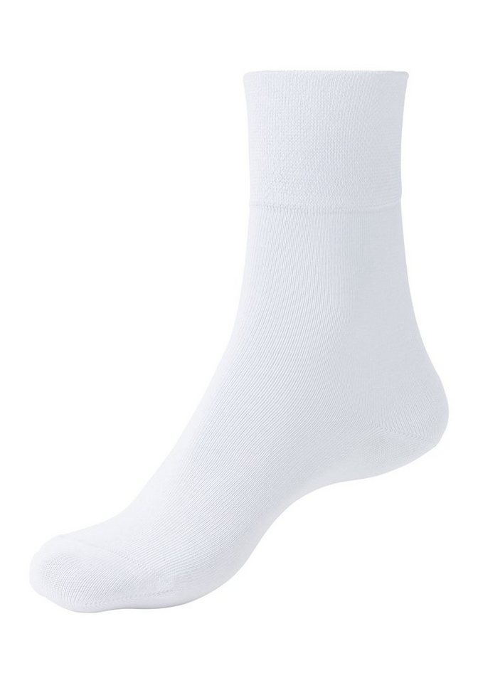 H.I.S Socken Damen Herren Basic Socken (Packung, 6-Paar, unisex Gr. 35-38 bis 43-46) mit Komfortbund auch für Diabetiker geeignet – Bild 5 von 5