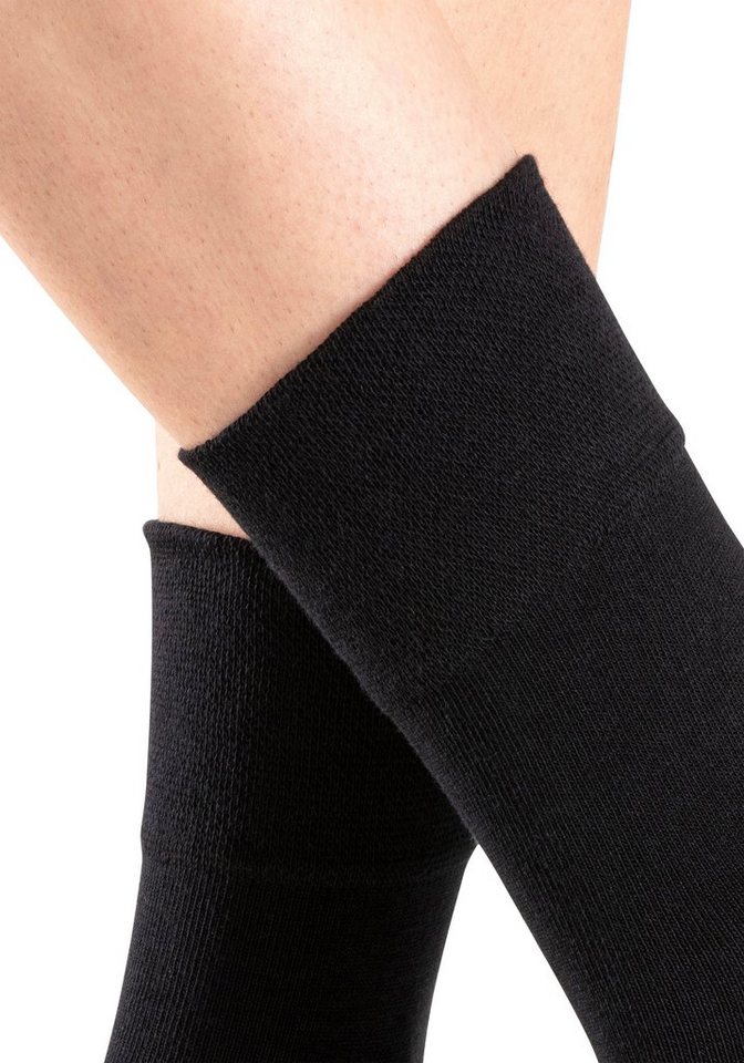 H.I.S Socken Damen Herren Basic Socken (Packung, 6-Paar, unisex Gr. 35-38 bis 43-46) mit Komfortbund auch für Diabetiker geeignet – Bild 4 von 5