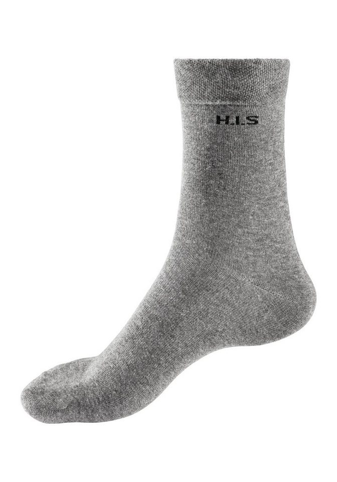 H.I.S Socken Herren Basic Comfort Socken (Packung, 4-Paar, Gr. 43-46 bis 47-48) mit druckfreiem Bündchen – Bild 5 von 5