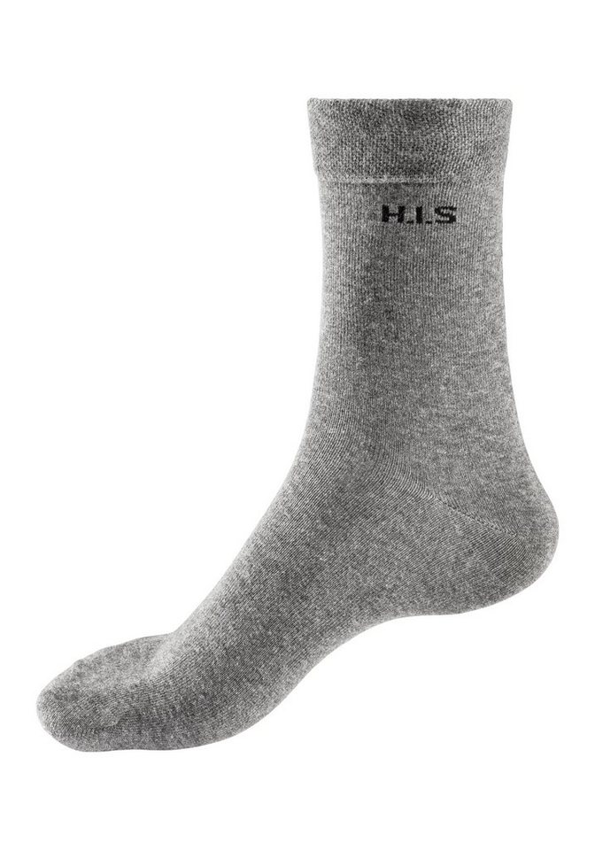 H.I.S Socken Herren Basic Comfort Socken (Packung, 4-Paar, Gr. 43-46 bis 47-48) mit druckfreiem Bündchen – Bild 5 von 5