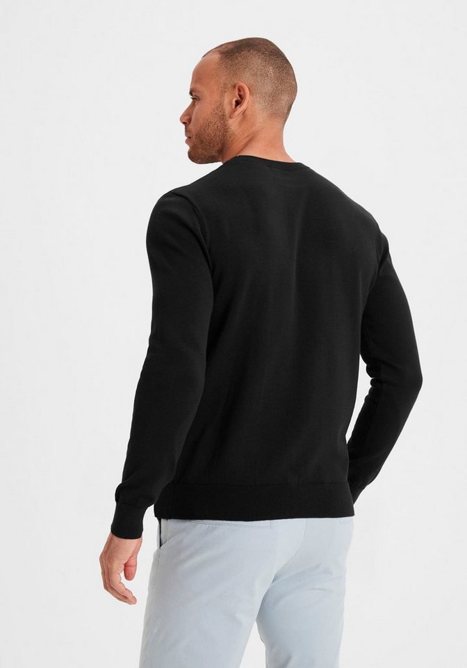 H.I.S Strickpullover Regular Fit, Langarm, Pullover aus Feinstrick, Baumwollmischung – Bild 3 von 5