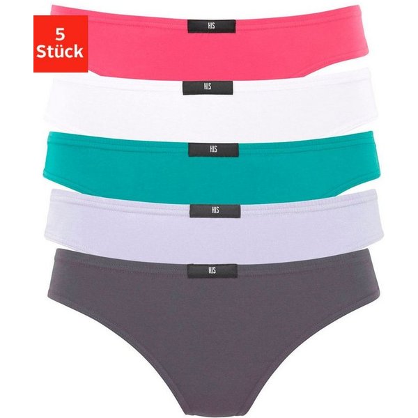 H.I.S String (5er-Pack) aus elastischer Baumwoll-Qualität