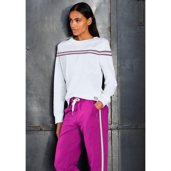 H.I.S Sweater mit kontrastfarbigem Tape, Loungewear