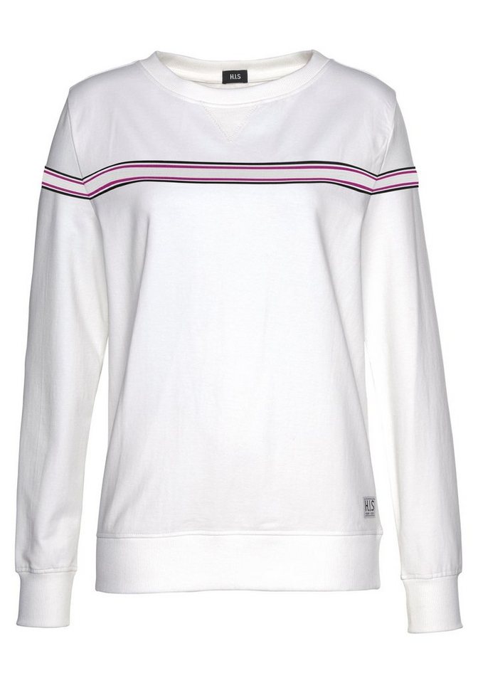 H.I.S Sweater mit kontrastfarbigem Tape, Loungewear – Bild 2 von 5