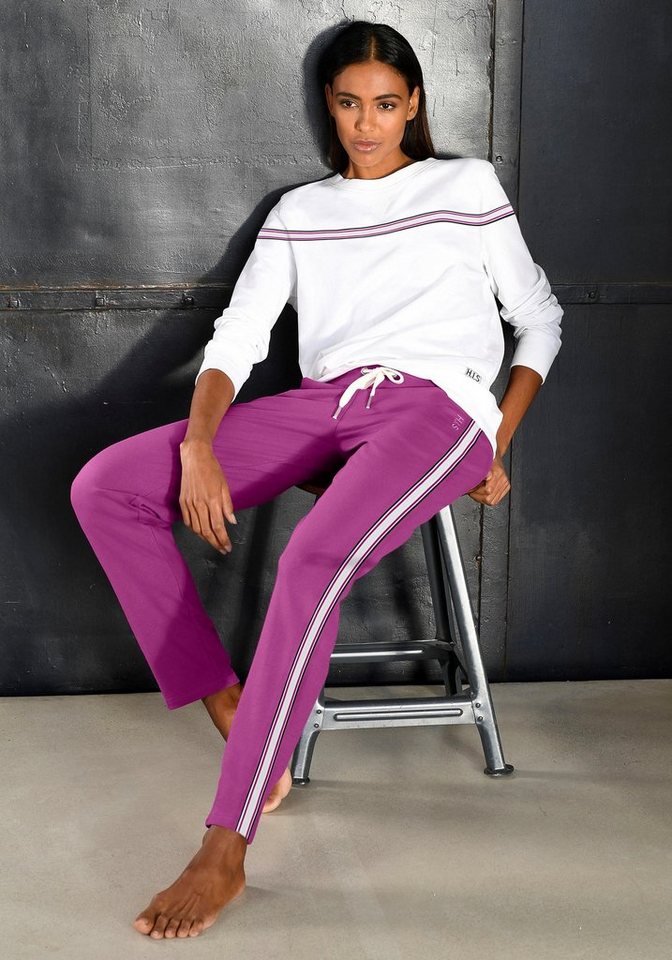 H.I.S Sweater mit kontrastfarbigem Tape, Loungewear – Bild 3 von 5