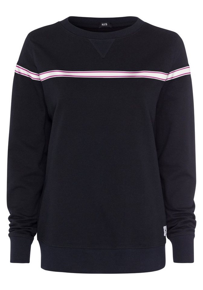 H.I.S Sweater mit kontrastfarbigem Tape, Loungewear – Bild 2 von 5