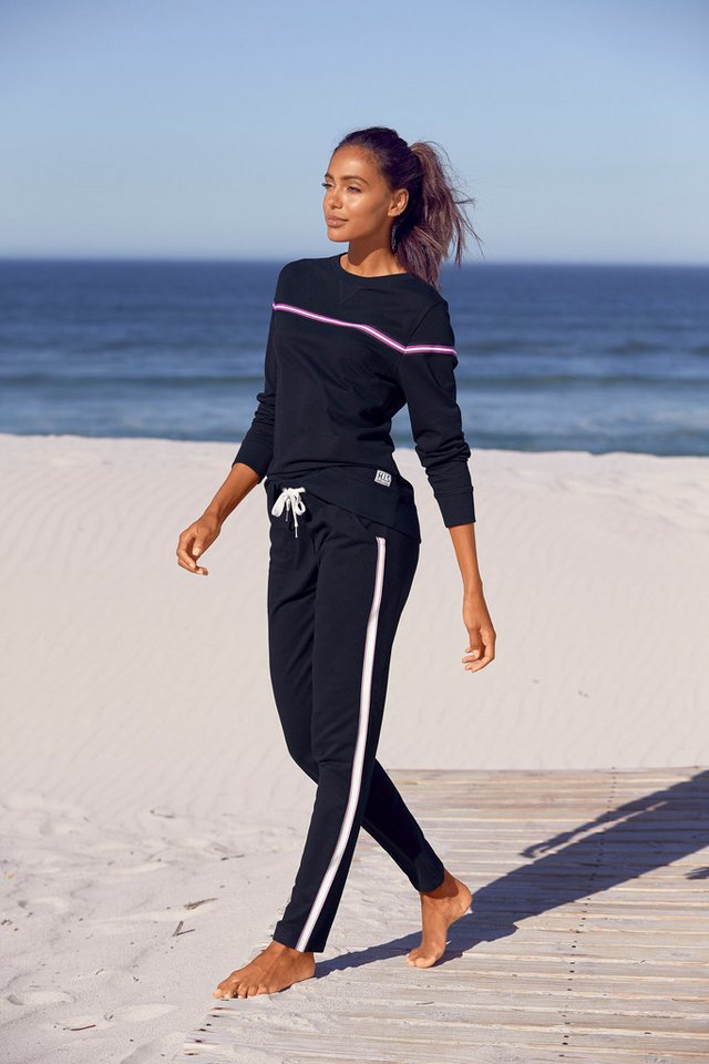 H.I.S Sweater mit kontrastfarbigem Tape, Loungewear – Bild 3 von 5