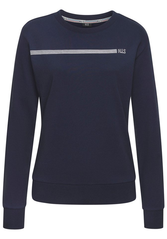 H.I.S Sweatshirt Basic mit Logodruck, Loungewear – Bild 2 von 5
