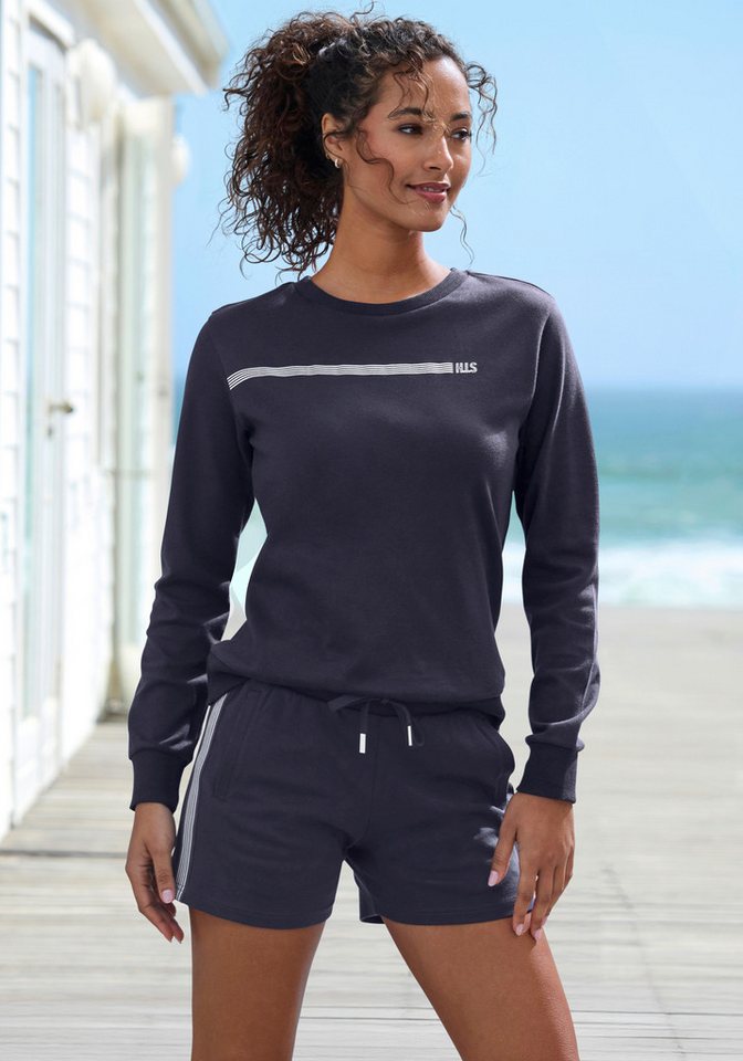 H.I.S Sweatshirt Basic mit Logodruck, Loungewear – Bild 3 von 5