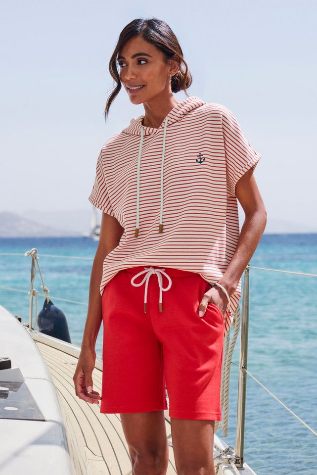 H.I.S Sweatshirt gestreift und mit Kapuze, Loungewear – Bild 3 von 5
