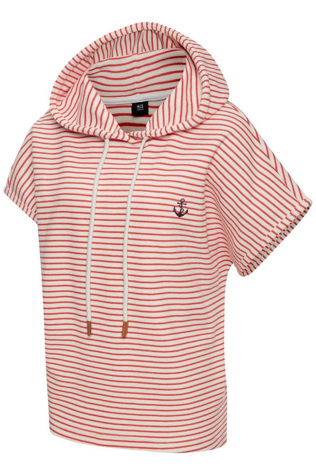 H.I.S Sweatshirt gestreift und mit Kapuze, Loungewear – Bild 5 von 5