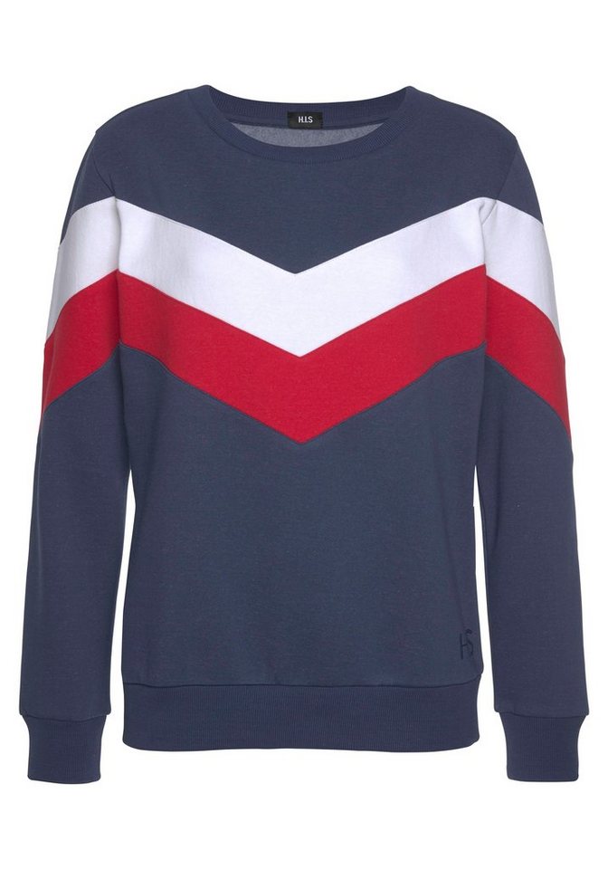 H.I.S Sweatshirt im Colorblock-Design, Loungewear – Bild 2 von 5