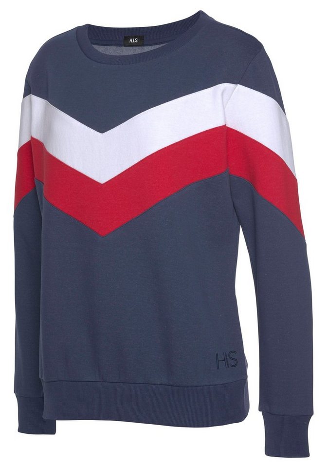 H.I.S Sweatshirt im Colorblock-Design, Loungewear – Bild 5 von 5