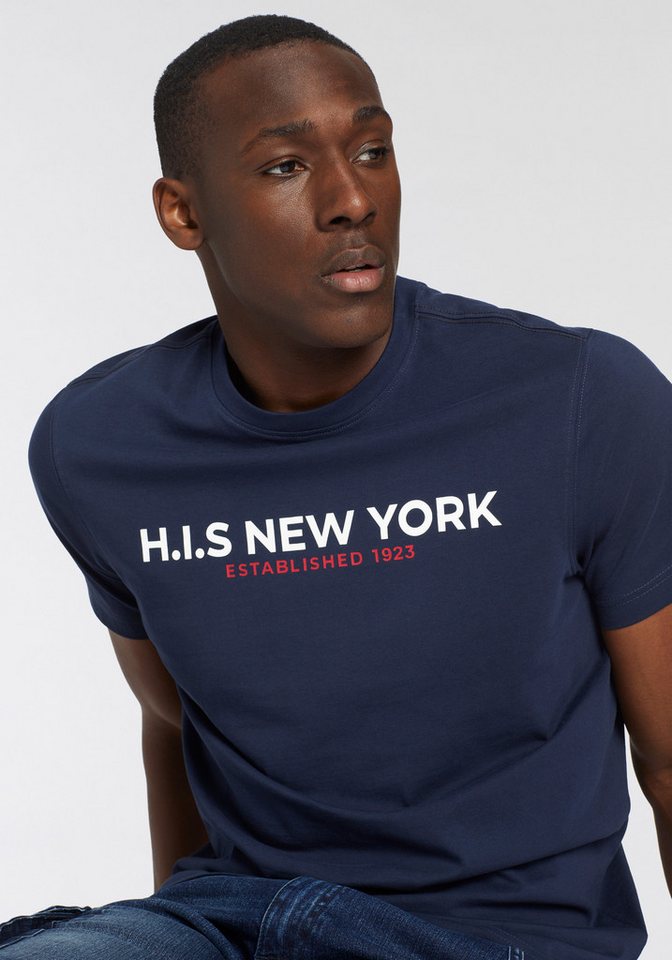 H.I.S T-Shirt Mit großem Frontprint – Bild 4 von 5
