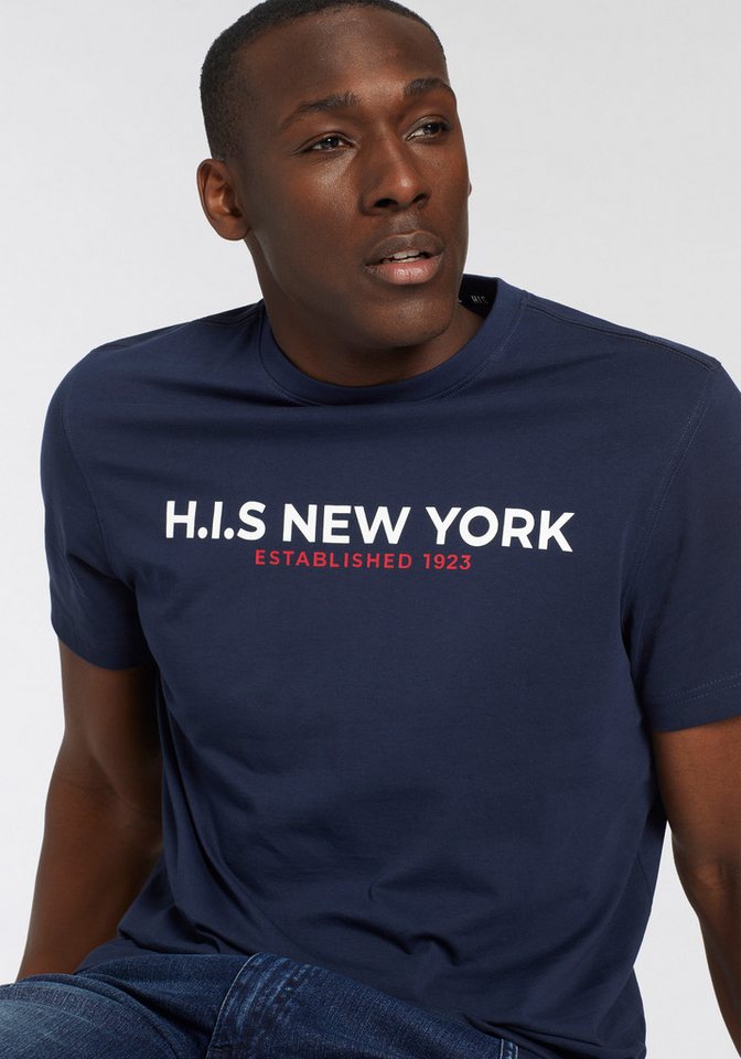 H.I.S T-Shirt Mit großem Frontprint – Bild 5 von 5