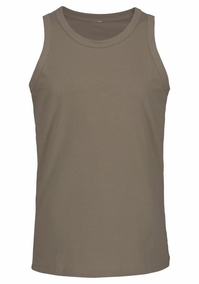 H.I.S Tanktop, Unterziehshirt, Unterhemd für Herren (3er-Pack) unifarben, Rundhalsausschnitt, aus Baumwolle – Bild 3 von 5