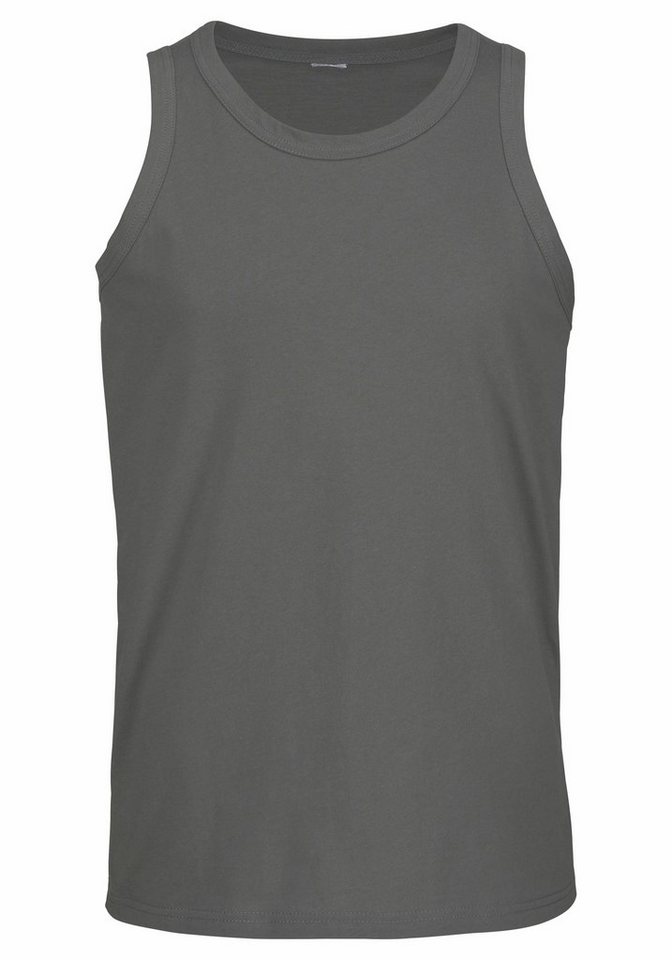H.I.S Tanktop, Unterziehshirt, Unterhemd für Herren (3er-Pack) unifarben, Rundhalsausschnitt, aus Baumwolle – Bild 4 von 5