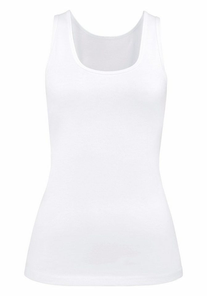 H.I.S Unterhemd (2er-Pack) aus elastischer Baumwoll-Qualität, Tanktop, Unterziehshirt – Bild 4 von 5
