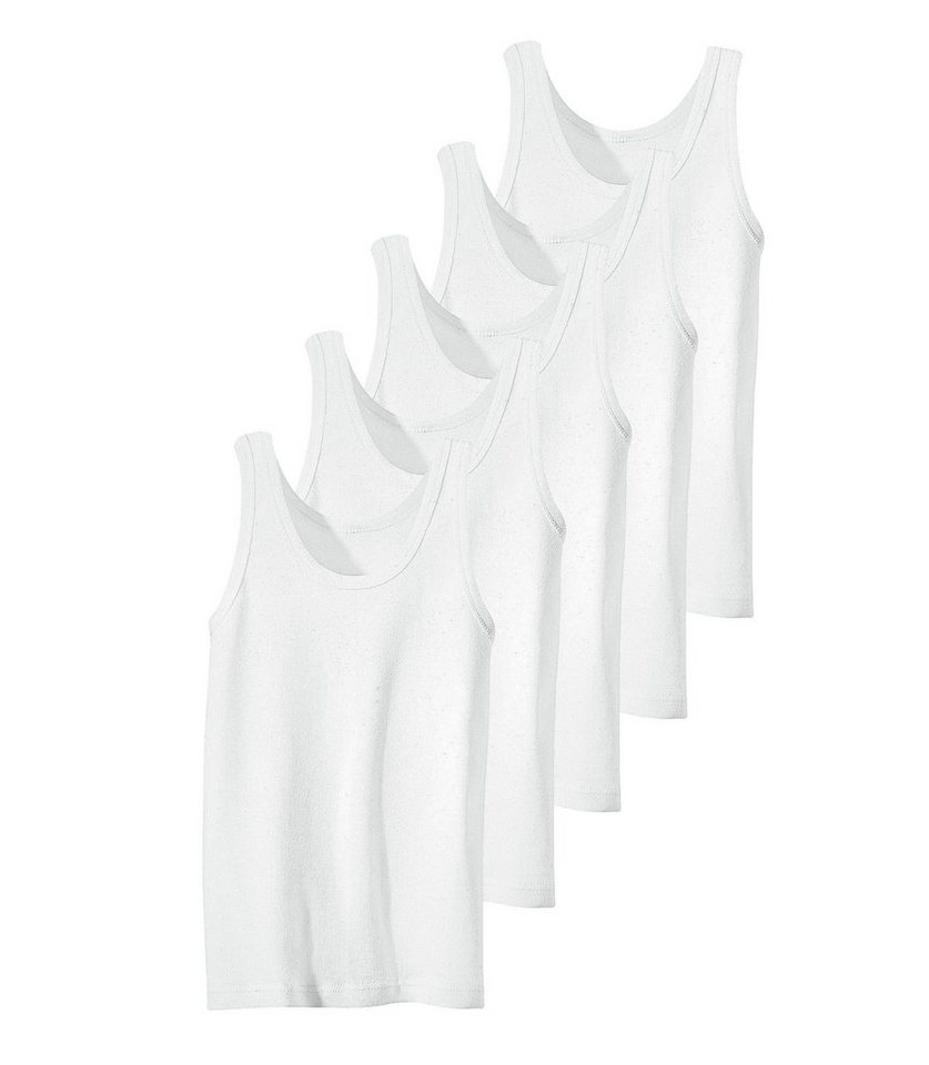H.I.S Unterhemd (Packung, 5-St) unifarben, Tanktop, Feinripp-Qualität – Bild 2 von 3