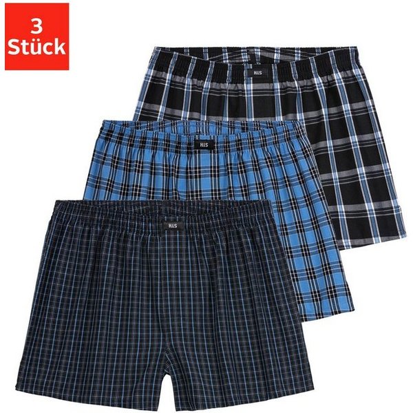 H.I.S Webboxer (Packung, 3-St) mit verschiedenen Karomustern