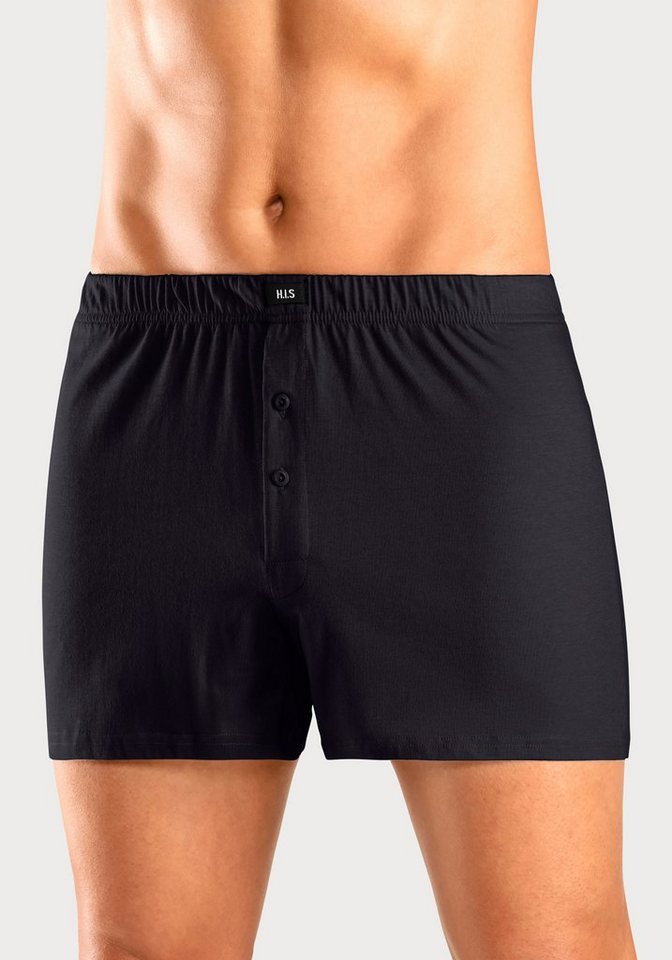 H.I.S Weiter Boxer Herren Boxer (Packung, 5-St) weite Passform, Komfortbund, aus Baumwoll-Stretch – Bild 2 von 5