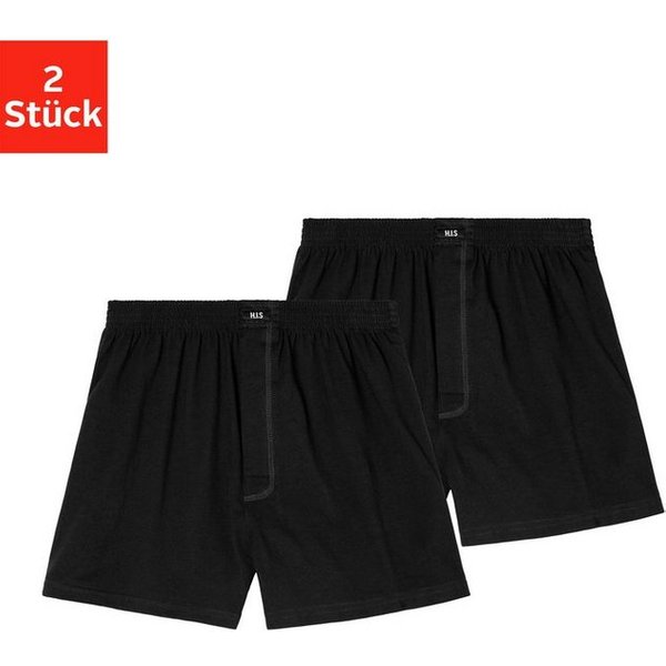 H.I.S Weiter Boxer (Packung, 2-St) aus weicher Single Jersey Ware