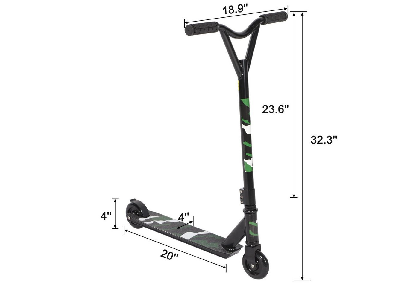 H.yeed Stuntscooter 360° Lenkung, Freestyle Stunt Scooter mit ABEC-9 Kugellager, für Jungen, Mädchen, Jugendliche ab 6 Jahren – Bild 2 von 5