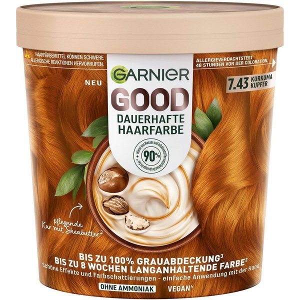 GARNIER Haarfarbe GARNIER GOOD, Set, mit Creme-Textur, für alle Haartypen