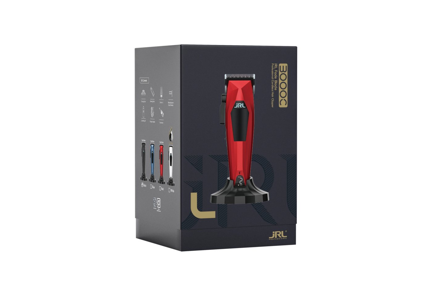 JRL Haarschneider JRL 3000C Hair Clipper, Enthält Clipper, Ladedock, 6 Aufsteckkämme, Bürstenloser HochleistungsmotoR – Bild 2 von 2