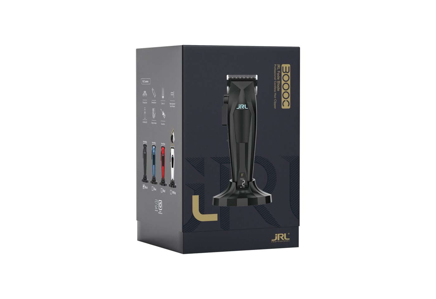 JRL Haarschneider JRL 3000C Hair Clipper, Enthält Clipper, Ladedock, 6 Aufsteckkämme, Bürstenloser HochleistungsmotoR – Bild 2 von 2