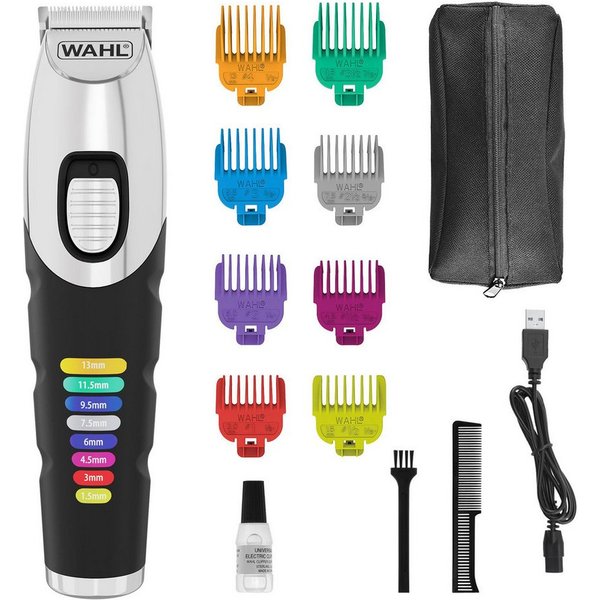 Wahl Haarschneider WAHL Color Trim, Akkubetriebener Farb-Barttrimmer mit Aufsteckkämmen