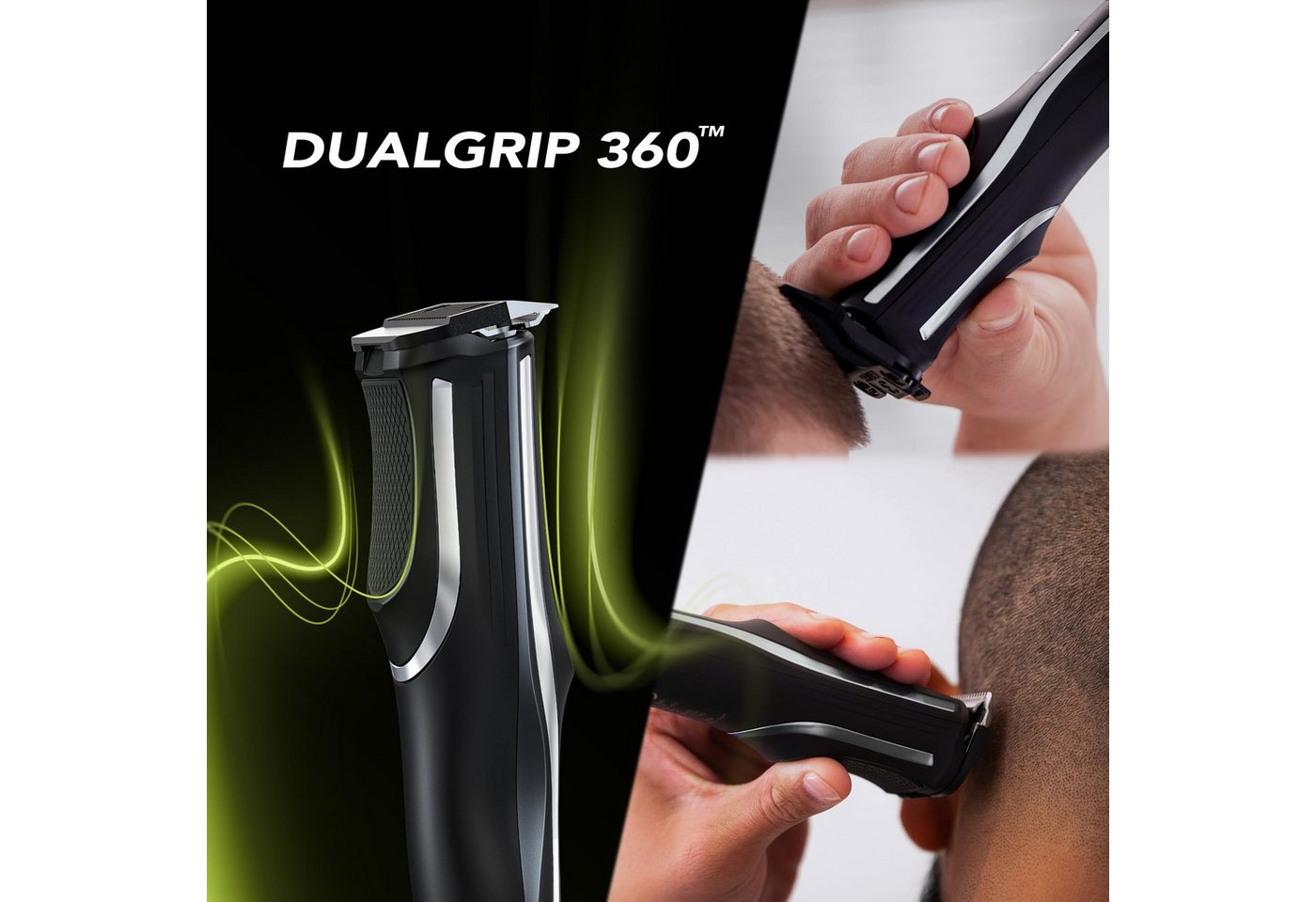 Wahl Haarschneider WAHL Self-Clip 360, Akku, SmartCut-Schneidsatz & Zubehör, DualGrip360 – Bild 3 von 5