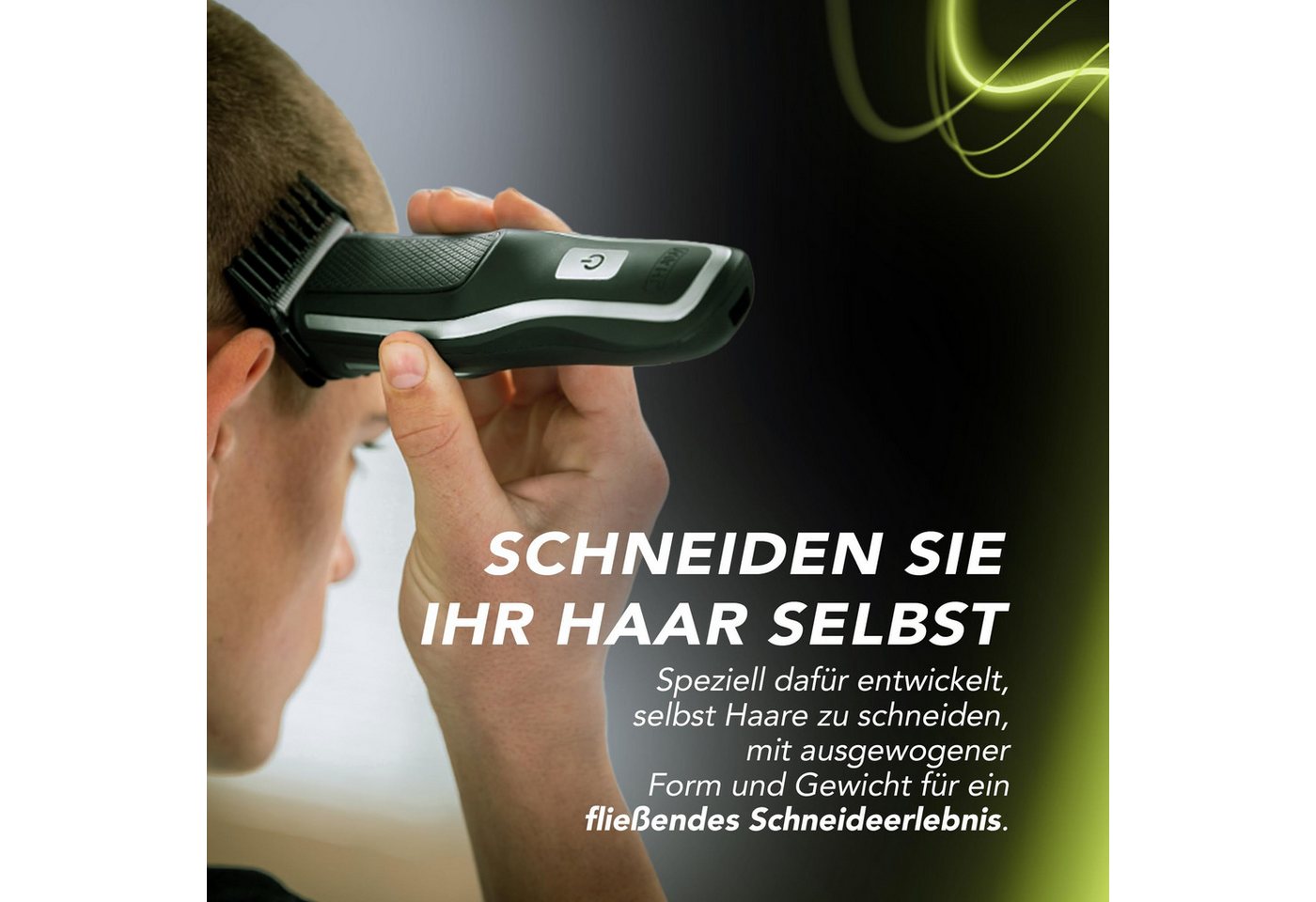 Wahl Haarschneider WAHL Self-Clip 360, Akku, SmartCut-Schneidsatz & Zubehör, DualGrip360 – Bild 4 von 5