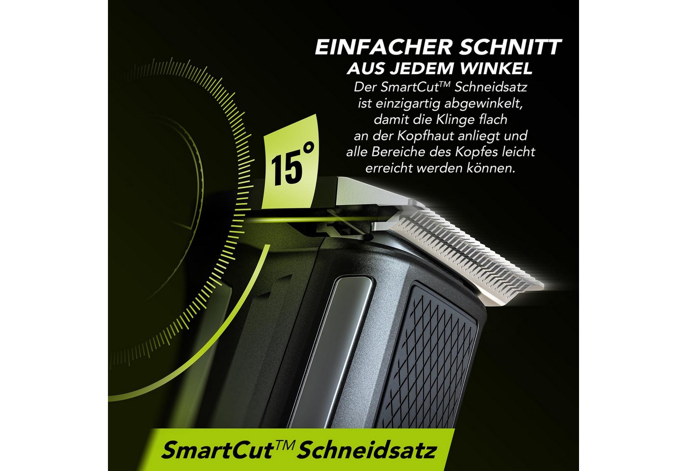 Wahl Haarschneider WAHL Self-Clip 360, Akku, SmartCut-Schneidsatz & Zubehör, DualGrip360 – Bild 5 von 5