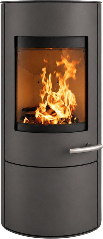 Haas + Sohn Kaminofen SOLIDO MOONLIGHT, Exklusiv, Lieferung bis ins Wohnzimmer, 6,4 kW, Zeitbrand, NEU in der Farbe Moonlight grau – Bild 3 von 5