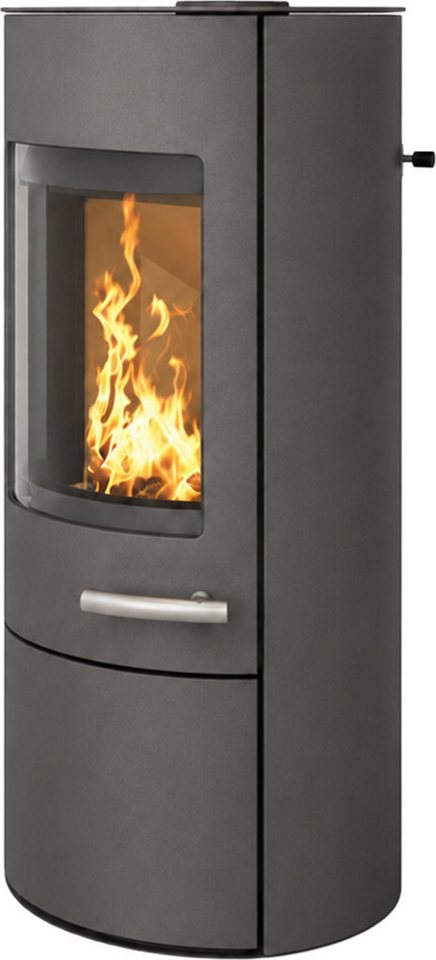 Haas + Sohn Kaminofen SOLIDO MOONLIGHT, Exklusiv, Lieferung bis ins Wohnzimmer, 6,4 kW, Zeitbrand, NEU in der Farbe Moonlight grau – Bild 4 von 5